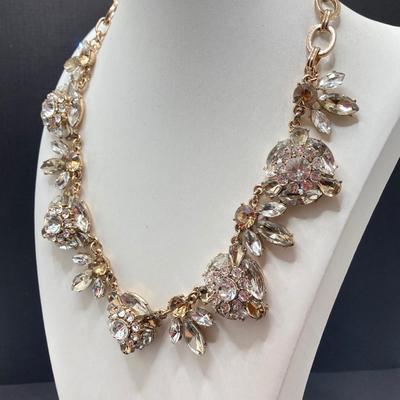 LOT 73: Collection of Vintage Jewelry - Natasha Necklace, Earrings (Weiss) and Bracelets