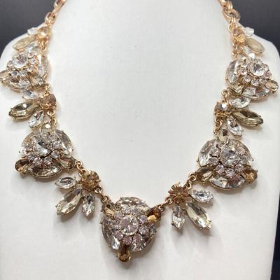 LOT 73: Collection of Vintage Jewelry - Natasha Necklace, Earrings (Weiss) and Bracelets