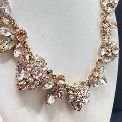 LOT 73: Collection of Vintage Jewelry - Natasha Necklace, Earrings (Weiss) and Bracelets