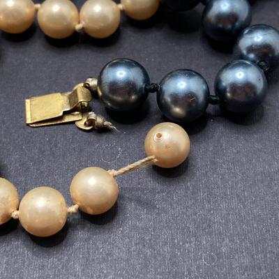 LOT 75: Collection of Vintage Jewelry - Cameo Brooch / Necklace, Bracelets and Earrings