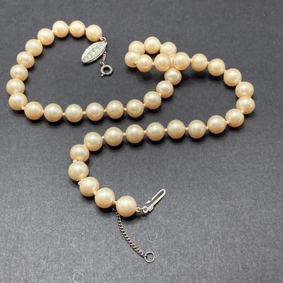 LOT 75: Collection of Vintage Jewelry - Cameo Brooch / Necklace, Bracelets and Earrings