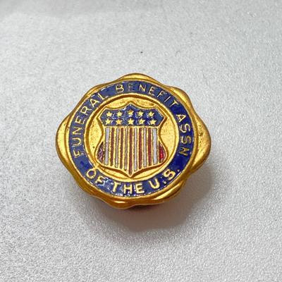 LOT 78: Vintage Sewing / Crafting Collection - Buttons, Scissors, Pins with Stained Glass Mirror and Trinket Holder