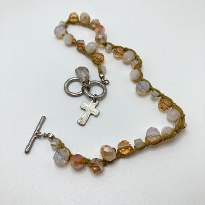 LOT 79: Vintage Religious Collection - Sterling Pendant / Metal, Made in Italy Rosary Beads, Medals and More