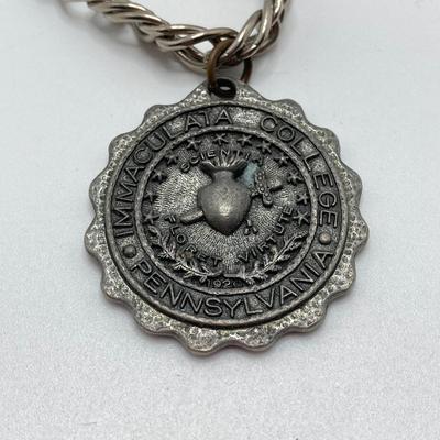 LOT 79: Vintage Religious Collection - Sterling Pendant / Metal, Made in Italy Rosary Beads, Medals and More