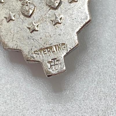 LOT 79: Vintage Religious Collection - Sterling Pendant / Metal, Made in Italy Rosary Beads, Medals and More