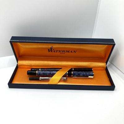 LOT 80: Vintage Collection - Waterman Pen Set, Finials, Ashtray, File, Pocket Knife, Tokens and More