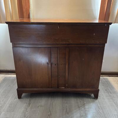 LOT 109: MCM Walnut Bar Cabinet