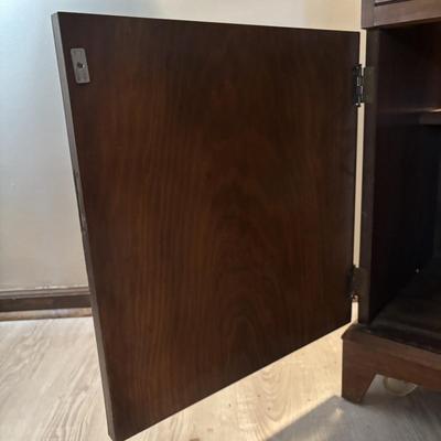 LOT 109: MCM Walnut Bar Cabinet