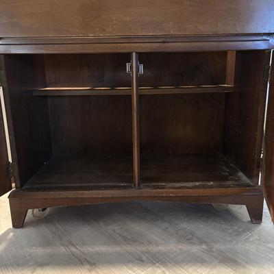 LOT 109: MCM Walnut Bar Cabinet