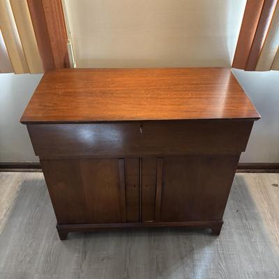 LOT 109: MCM Walnut Bar Cabinet