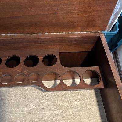 LOT 109: MCM Walnut Bar Cabinet