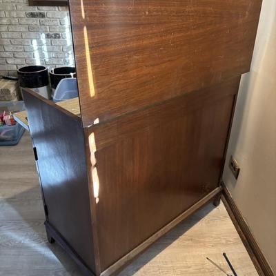 LOT 109: MCM Walnut Bar Cabinet