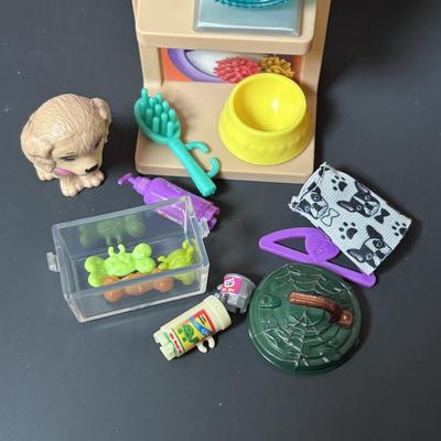 LOT 111: Barbie & Pet Boutique Playset along with Barbie Dream Topia Mermaid, Mertoddler, Merbaby Playset
