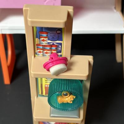 LOT 111: Barbie & Pet Boutique Playset along with Barbie Dream Topia Mermaid, Mertoddler, Merbaby Playset