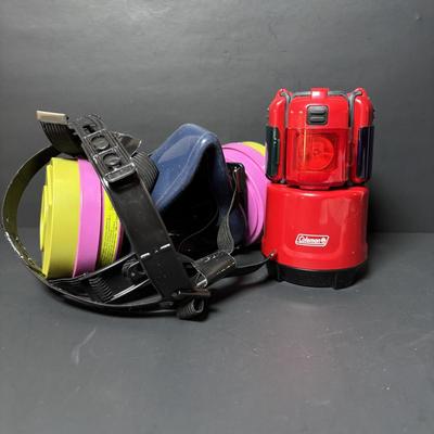 LOT 114: Wilson Model T08P100 Respirator & Coleman Micro Quad LED Battery Lantern