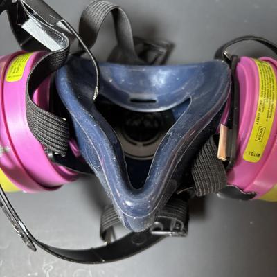 LOT 114: Wilson Model T08P100 Respirator & Coleman Micro Quad LED Battery Lantern