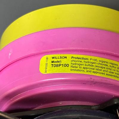 LOT 114: Wilson Model T08P100 Respirator & Coleman Micro Quad LED Battery Lantern