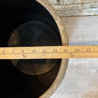 LOT 118: Vintage Star Stoneware Co., 6-Gallon Stoneware Crock
