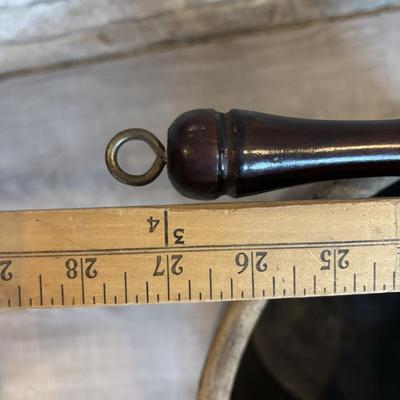 LOT 119: Vintage Copper & Brass Bed Warmer