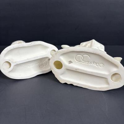 LOT 129: Santa Music Boxes & Dept. 56 Snowbabies