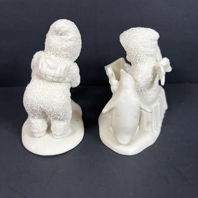 LOT 129: Santa Music Boxes & Dept. 56 Snowbabies