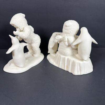 LOT 129: Santa Music Boxes & Dept. 56 Snowbabies