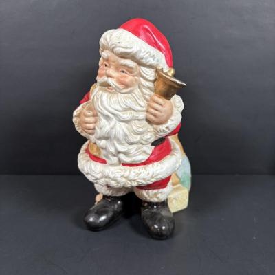 LOT 129: Santa Music Boxes & Dept. 56 Snowbabies