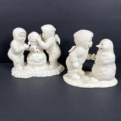 LOT 129: Santa Music Boxes & Dept. 56 Snowbabies