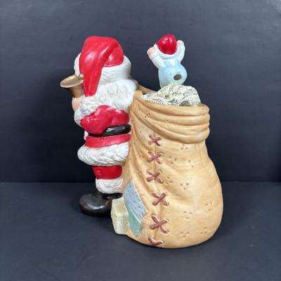 LOT 129: Santa Music Boxes & Dept. 56 Snowbabies