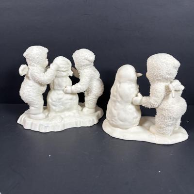 LOT 129: Santa Music Boxes & Dept. 56 Snowbabies