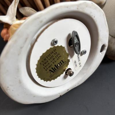 LOT 132: Basket Full of Christmas Decor: Snowmen, Ornaments Santa, Angels