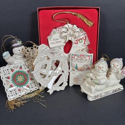 LOT 134: Collection of Lenox Ornaments
