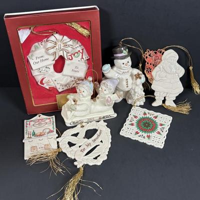 LOT 134: Collection of Lenox Ornaments