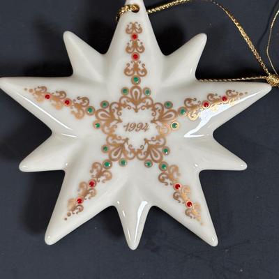 LOT 135: Collection of Lenox Ornaments