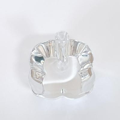 LOT 141: Art Glass Paperweights with Clear Glass Ringholder