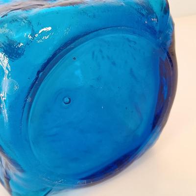 LOT 144: Purple and Blue Art Glass