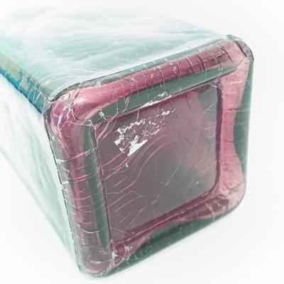 LOT 144: Purple and Blue Art Glass