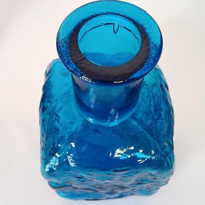 LOT 144: Purple and Blue Art Glass