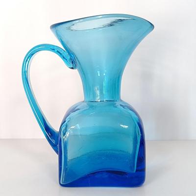 LOT 144: Purple and Blue Art Glass