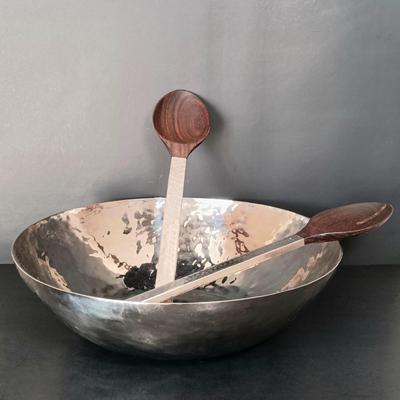 LOT 146: Mary Jurek Designs Luna Bowl and Valencia Salad Server Utensils