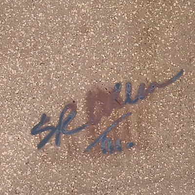 LOT 148: Signed Michael Obranovich Pottery Tray & Signed Pottery Tray with Handles