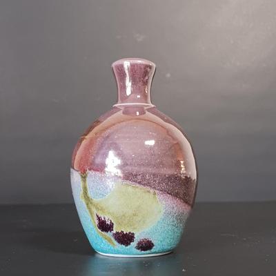 LOT 152: Bill Campbell Studios Signed Spiral Bowl, Rhoda Signed Art Plate & More