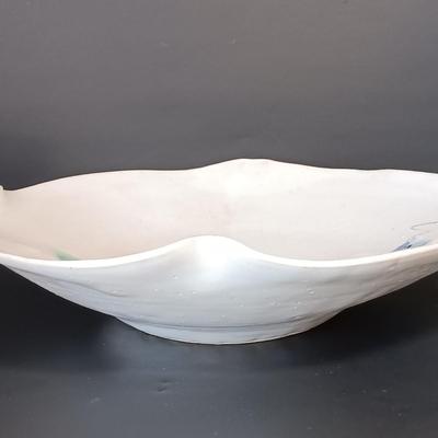 LOT 152: Bill Campbell Studios Signed Spiral Bowl, Rhoda Signed Art Plate & More