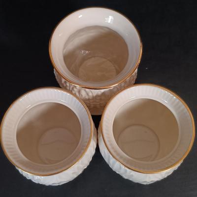 LOT 153: Lenox Collection- Beaded Tea Light, Symphony Divided Dish, Teardrop Serving Dish & More