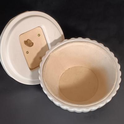 LOT 154: Lenox Violet Trinket Box, Royal Heritage Cameo Ribbon Vase, Lenox Groundhog & More