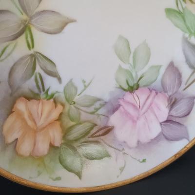 LOT 155: Lefton China Egg Cups, Limoges Art Plates, Lefton Art Pitcher & More