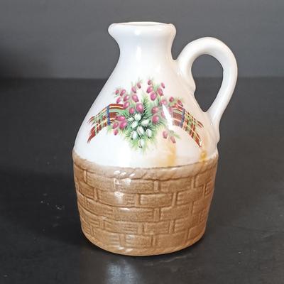 LOT 156: Arklow Ironstone Bo Peep Mug and Egg Cup with Lefton China Plate, Nippon Mini Lidded Dish & More