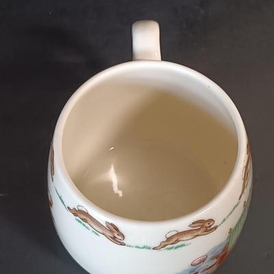 LOT 156: Arklow Ironstone Bo Peep Mug and Egg Cup with Lefton China Plate, Nippon Mini Lidded Dish & More