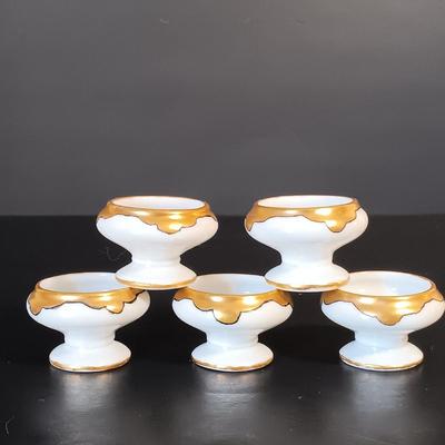 LOT 156: Arklow Ironstone Bo Peep Mug and Egg Cup with Lefton China Plate, Nippon Mini Lidded Dish & More