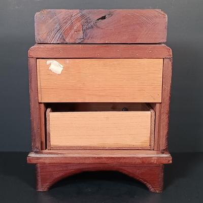 LOT 157: Karlsruhe Ceramic Art Tile, Wood Trinket Box, Framed Insect Art & Art Print